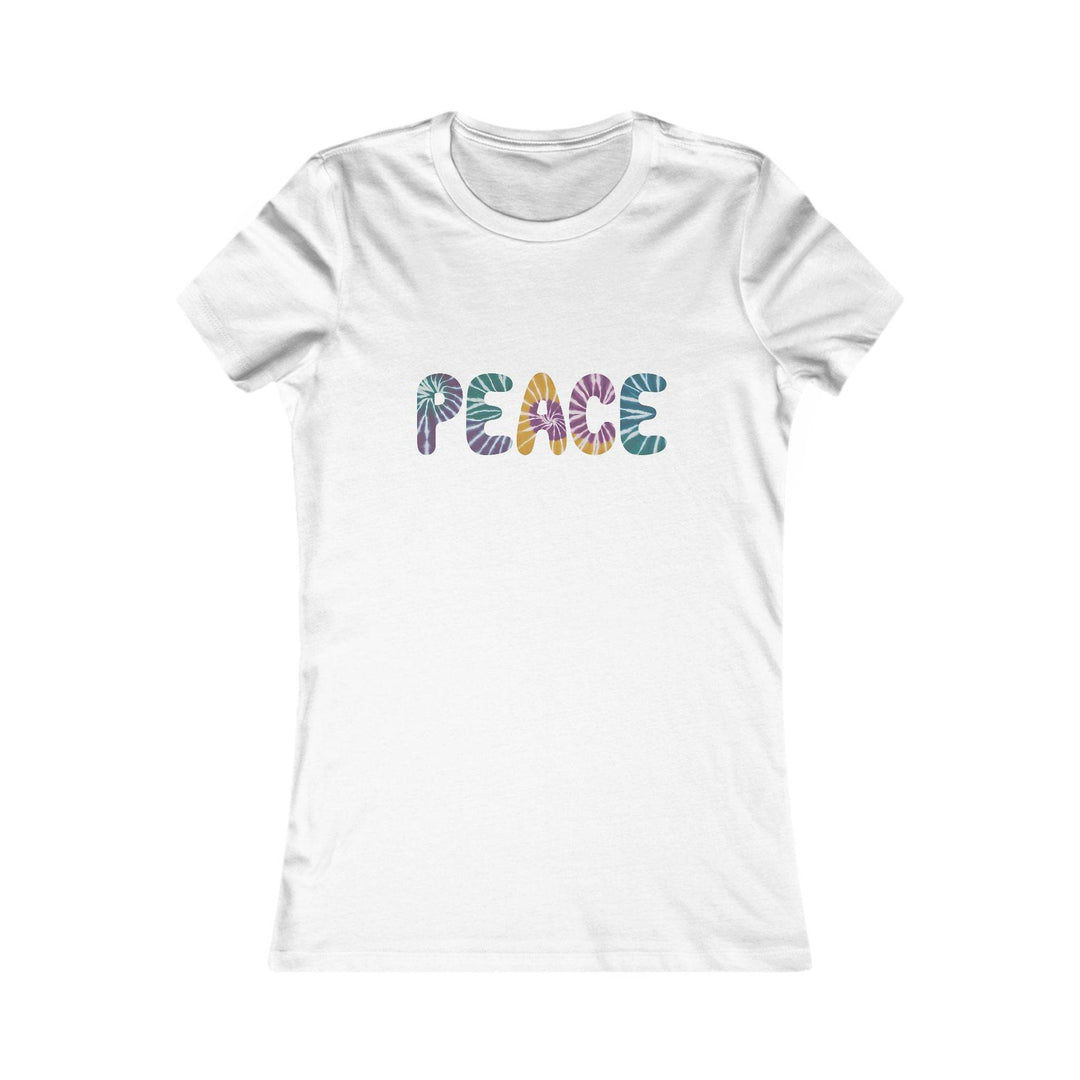Peaceful Vibes Graphic T-Shirt in White - Gutsy Garb
