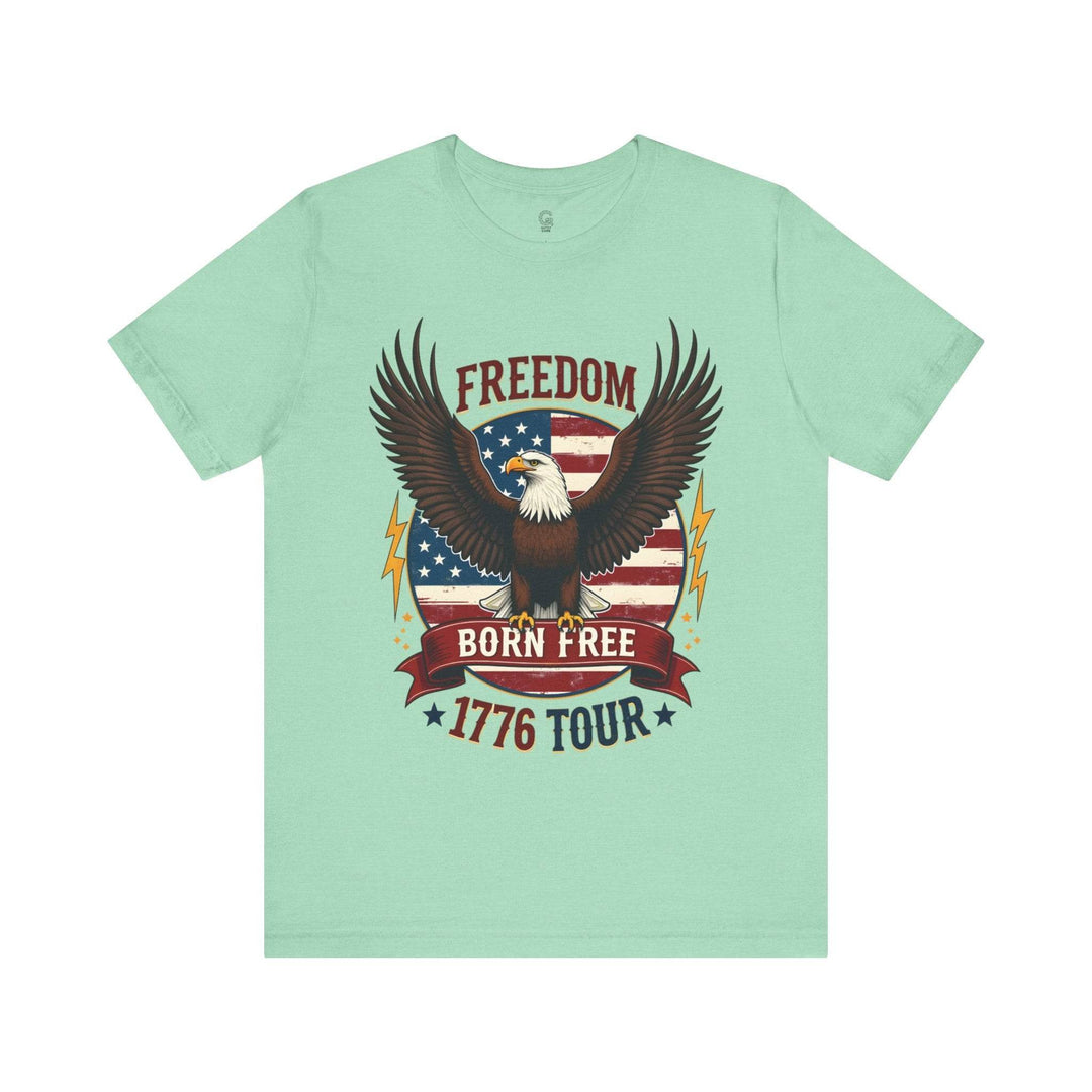 Patriotic 1776 T-Shirt Eagle Freedom Design - Gutsy Garb