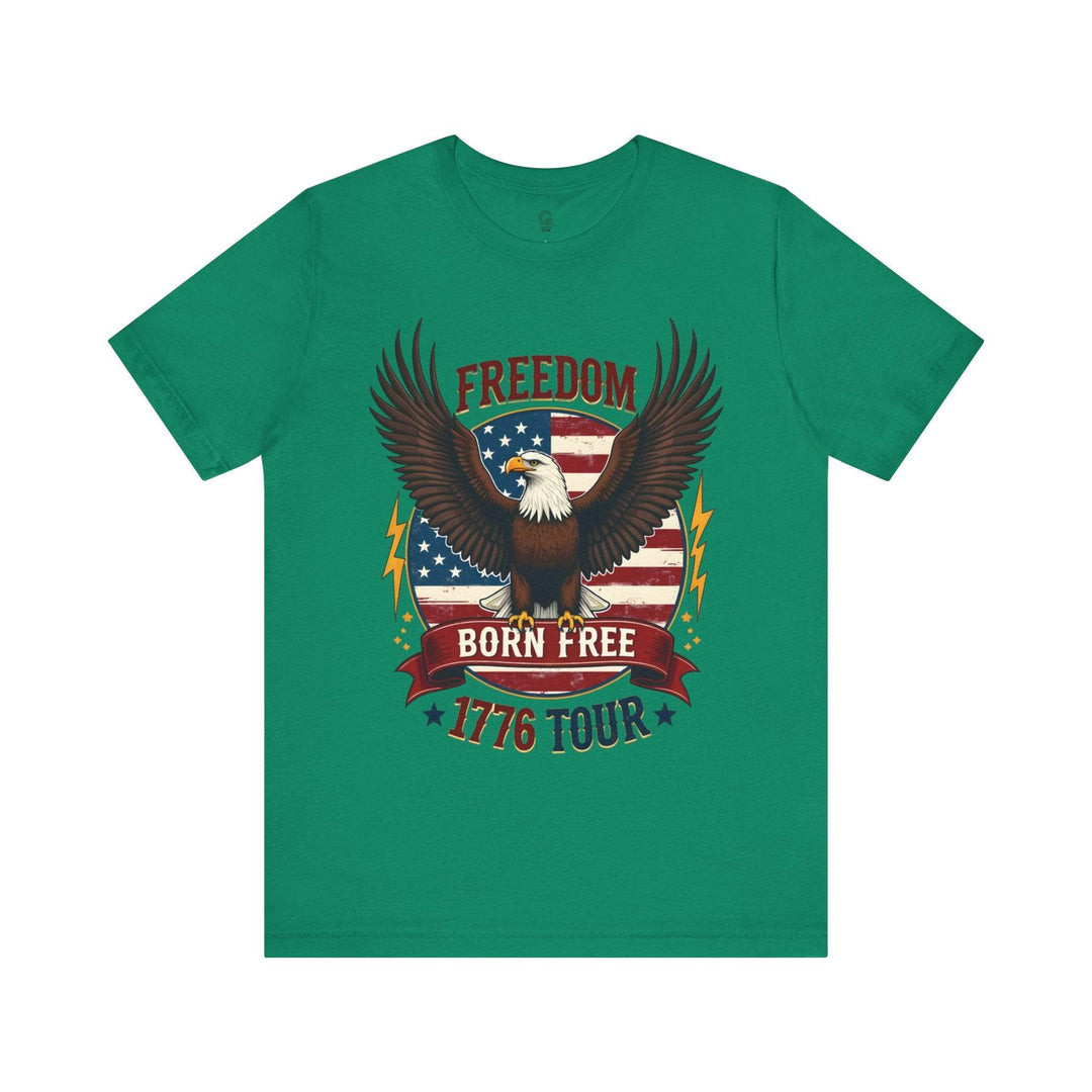 Patriotic 1776 T-Shirt Eagle Freedom Design - Gutsy Garb