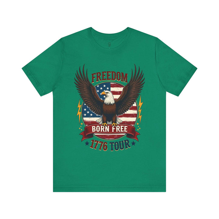 Patriotic 1776 T-Shirt Eagle Freedom Design - Gutsy Garb