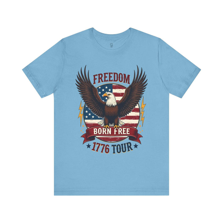 Patriotic 1776 T-Shirt Eagle Freedom Design - Gutsy Garb