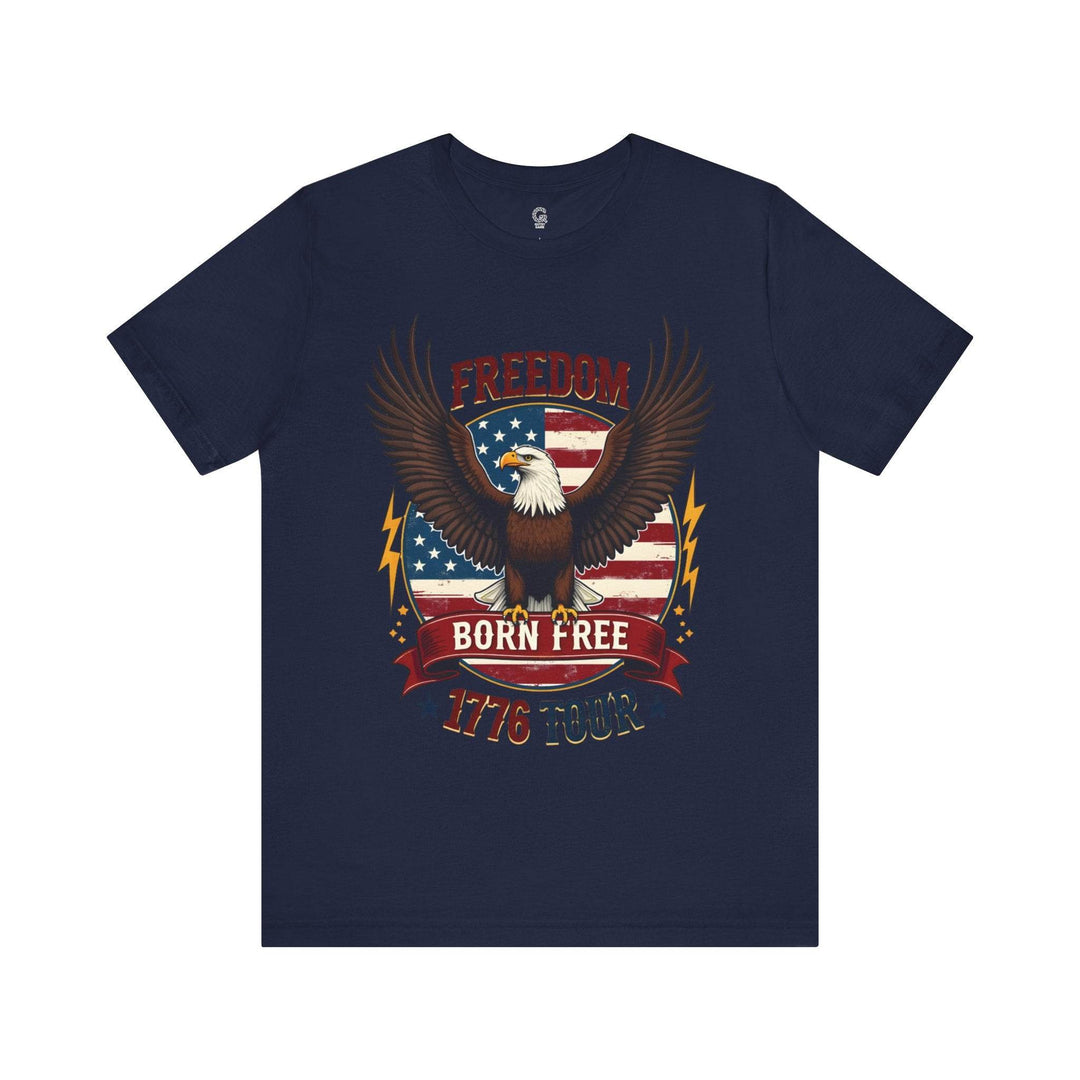 Patriotic 1776 T-Shirt Eagle Freedom Design - Gutsy Garb