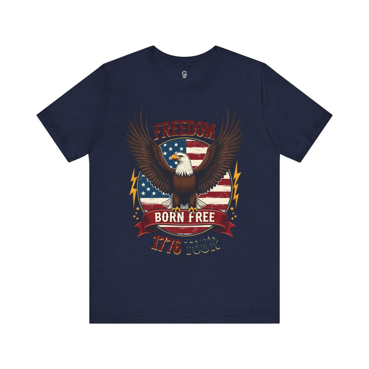Patriotic 1776 T-Shirt Eagle Freedom Design - Gutsy Garb