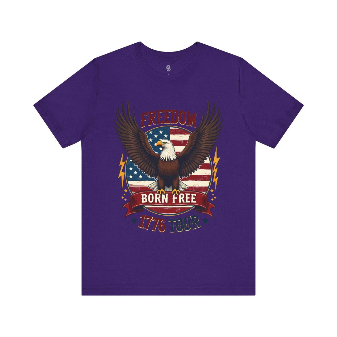 Patriotic 1776 T-Shirt Eagle Freedom Design - Gutsy Garb