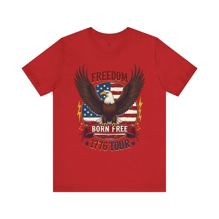 Patriotic 1776 T-Shirt Eagle Freedom Design - Gutsy Garb