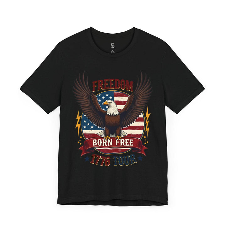 Patriotic 1776 T-Shirt Eagle Freedom Design - Gutsy Garb