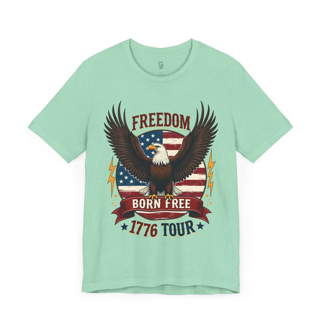 Patriotic 1776 T-Shirt Eagle Freedom Design - Gutsy Garb