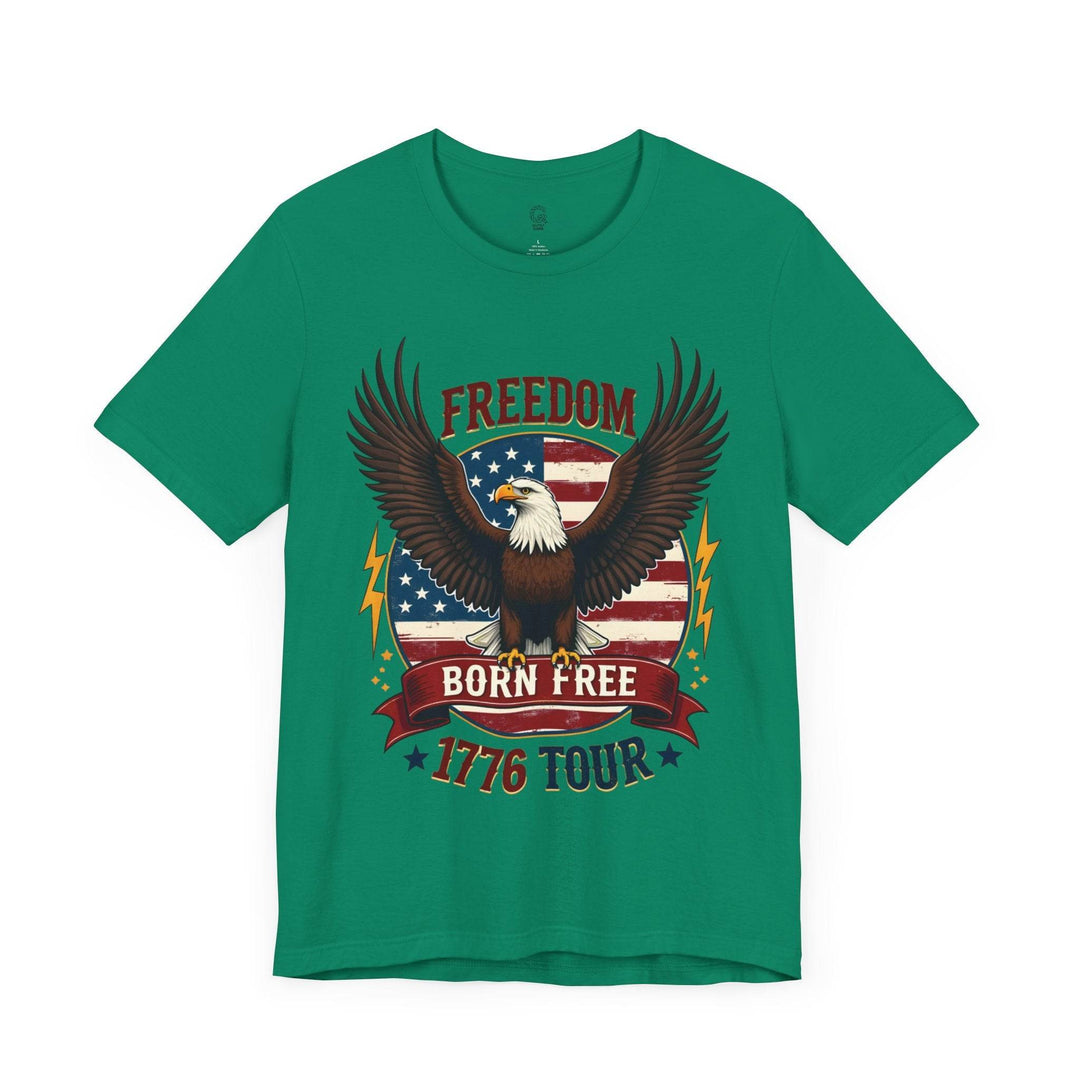 Patriotic 1776 T-Shirt Eagle Freedom Design - Gutsy Garb