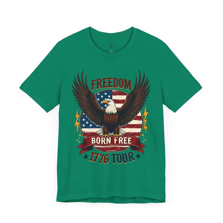 Patriotic 1776 T-Shirt Eagle Freedom Design - Gutsy Garb