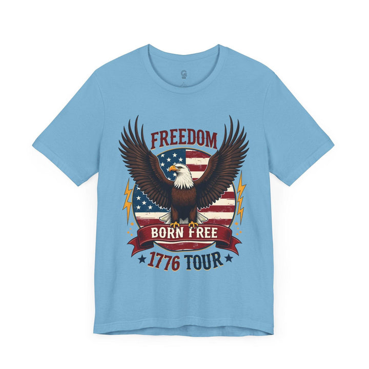 Patriotic 1776 T-Shirt Eagle Freedom Design - Gutsy Garb