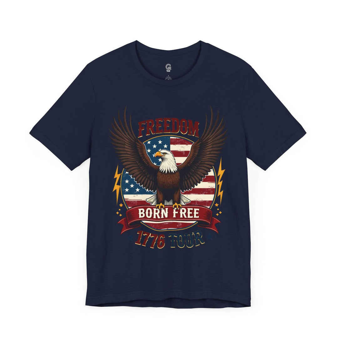 Patriotic 1776 T-Shirt Eagle Freedom Design - Gutsy Garb