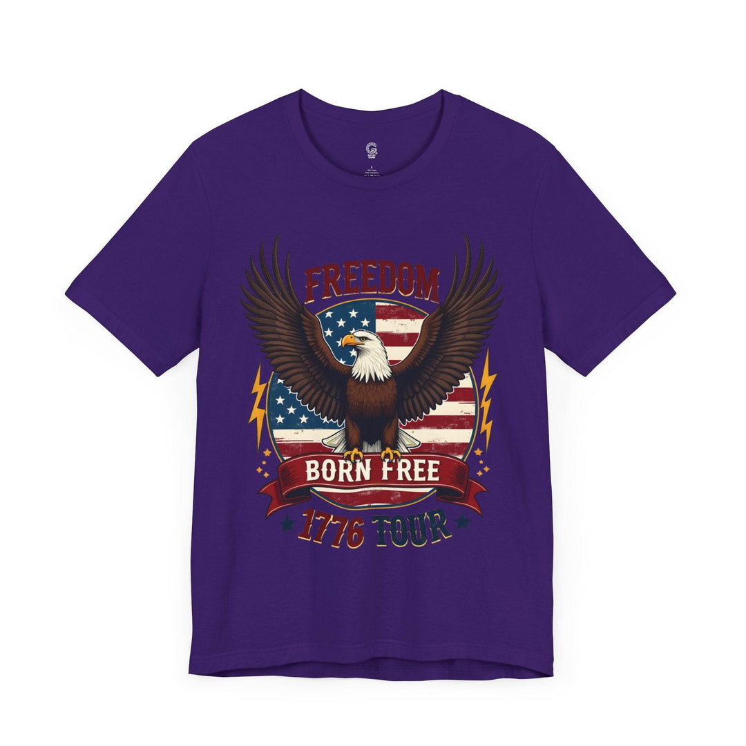 Patriotic 1776 T-Shirt Eagle Freedom Design - Gutsy Garb