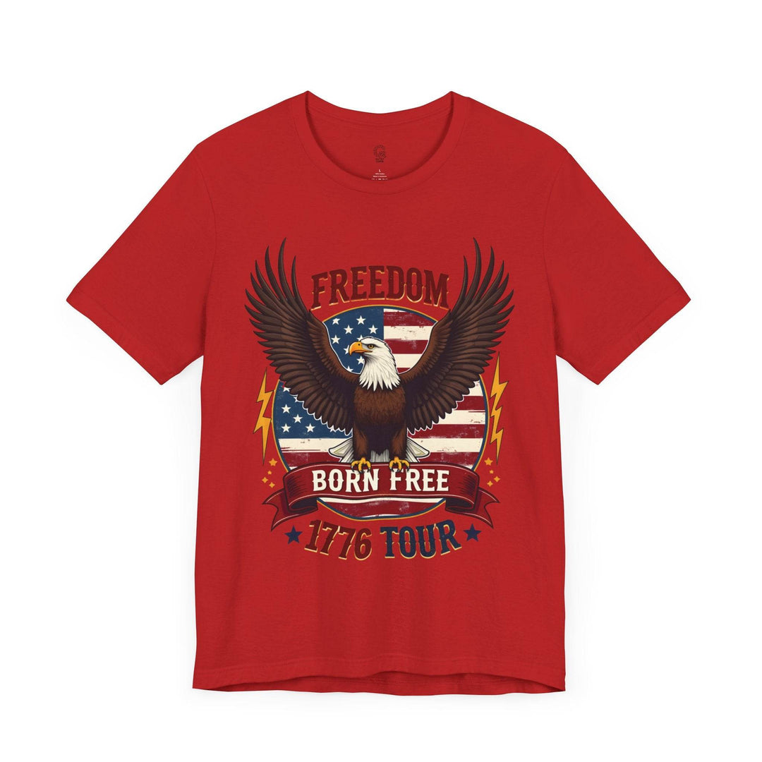 Patriotic 1776 T-Shirt Eagle Freedom Design - Gutsy Garb