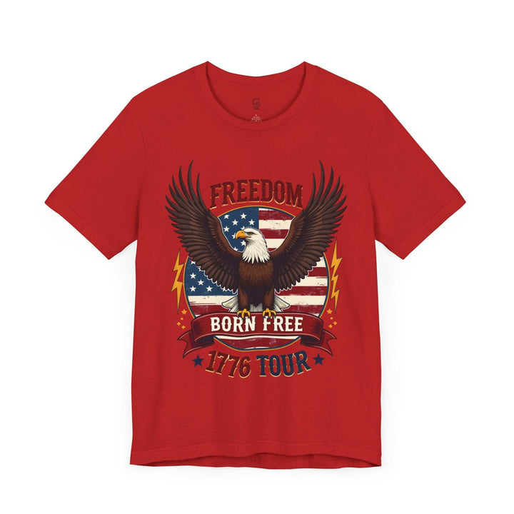 Patriotic 1776 T-Shirt Eagle Freedom Design - Gutsy Garb