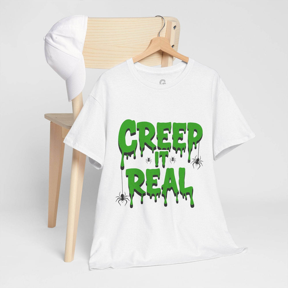 Creep It Real Halloween Tee - Bold Orange T-Shirt - Gutsy Garb