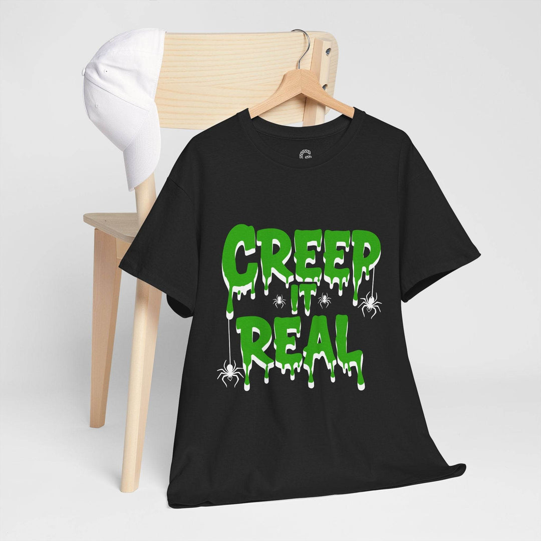 Creep It Real Halloween Tee - Bold Orange T-Shirt - Gutsy Garb