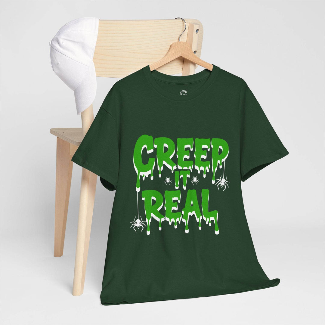 Creep It Real Halloween Tee - Bold Orange T-Shirt - Gutsy Garb