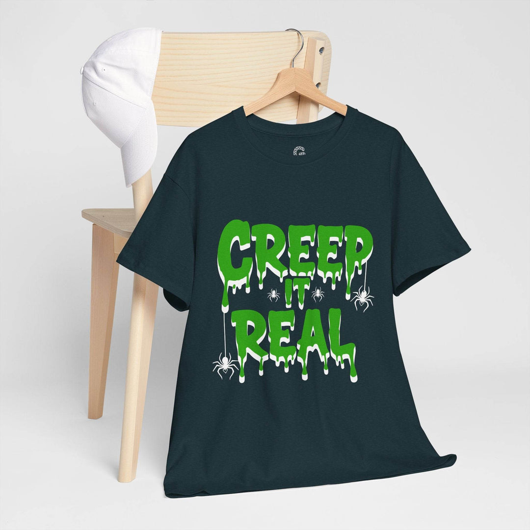 Creep It Real Halloween Tee - Bold Orange T-Shirt - Gutsy Garb