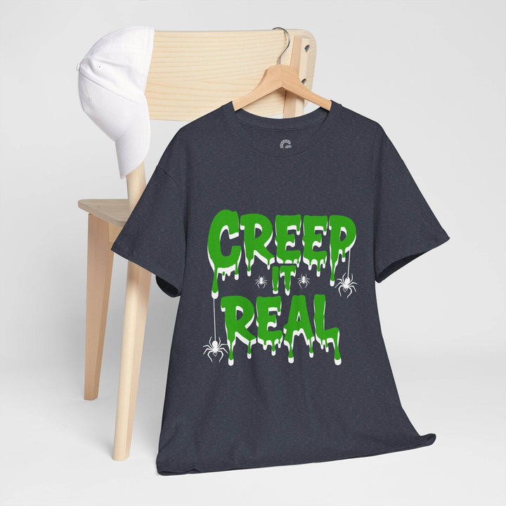 Creep It Real Halloween Tee - Bold Orange T-Shirt - Gutsy Garb