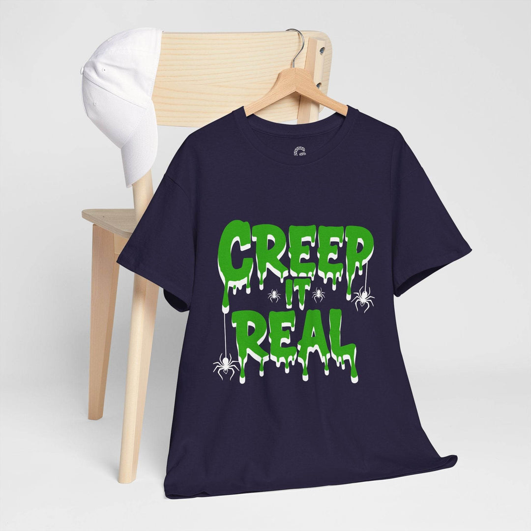 Creep It Real Halloween Tee - Bold Orange T-Shirt - Gutsy Garb