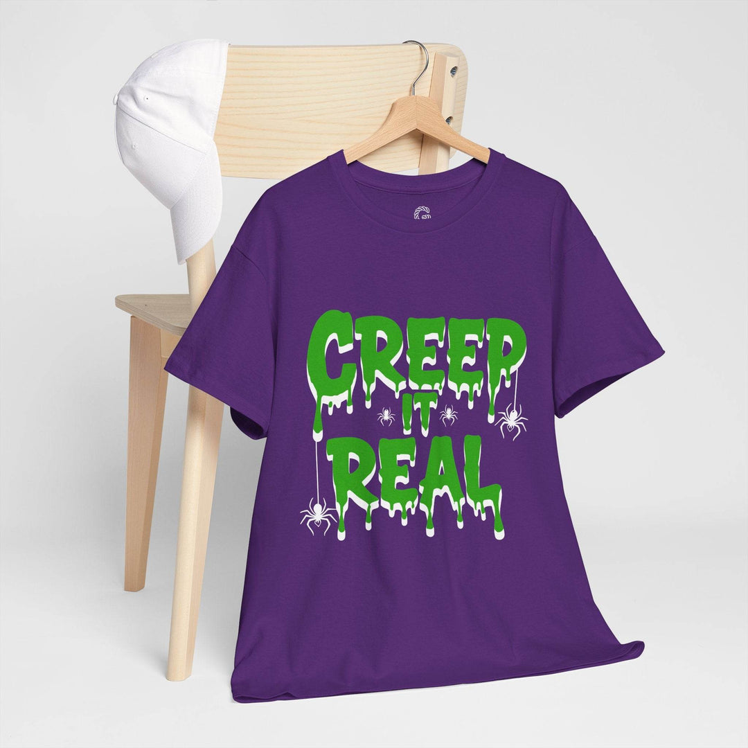 Creep It Real Halloween Tee - Bold Orange T-Shirt - Gutsy Garb