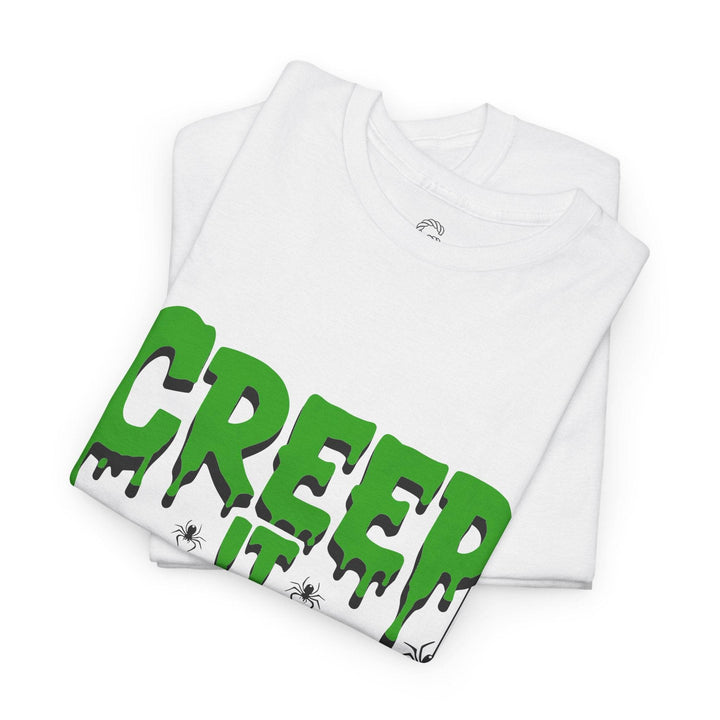 Creep It Real Halloween Tee - Bold Orange T-Shirt - Gutsy Garb