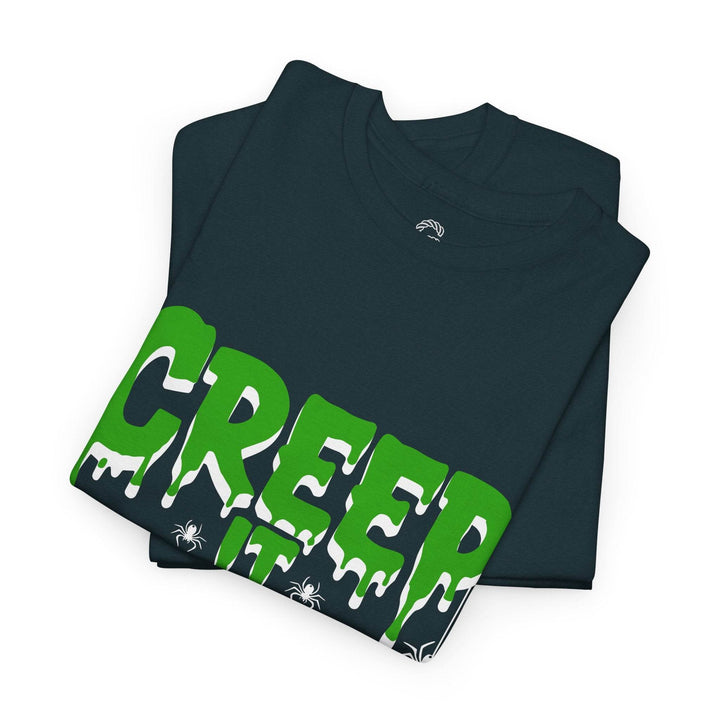 Creep It Real Halloween Tee - Bold Orange T-Shirt - Gutsy Garb