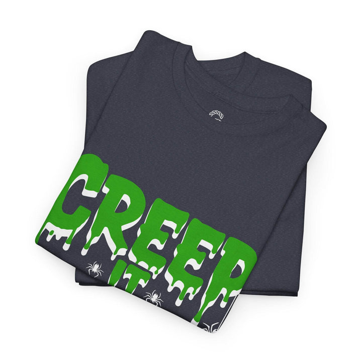 Creep It Real Halloween Tee - Bold Orange T-Shirt - Gutsy Garb