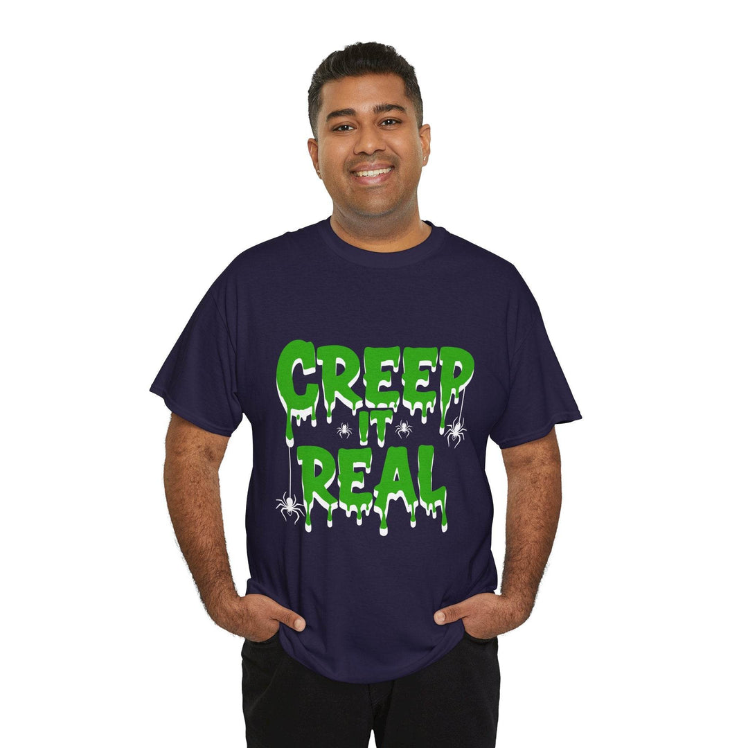 Creep It Real Halloween Tee - Bold Orange T-Shirt - Gutsy Garb