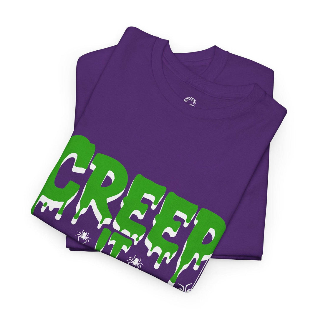Creep It Real Halloween Tee - Bold Orange T-Shirt - Gutsy Garb