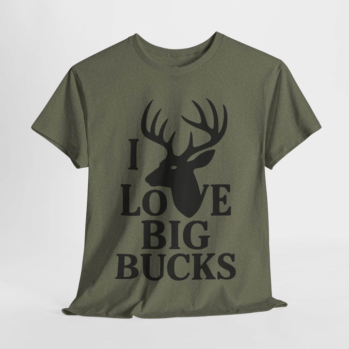 Big Buck Hunting Shirt - Bold Deer Design Tee - Gutsy Garb