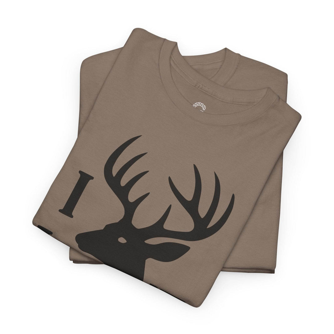 Big Buck Hunting Shirt - Bold Deer Design Tee - Gutsy Garb