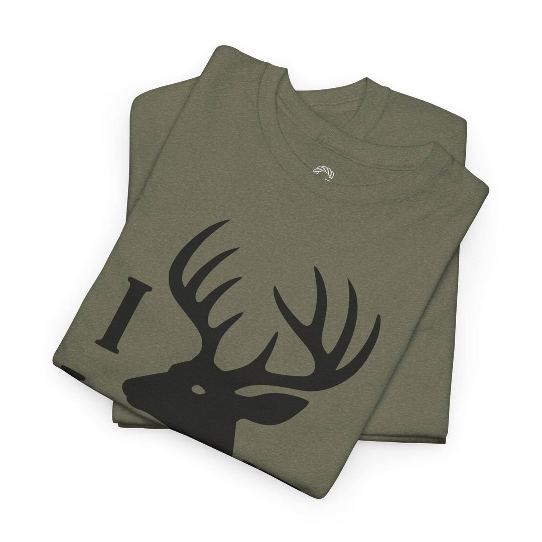 Big Buck Hunting Shirt - Bold Deer Design Tee - Gutsy Garb
