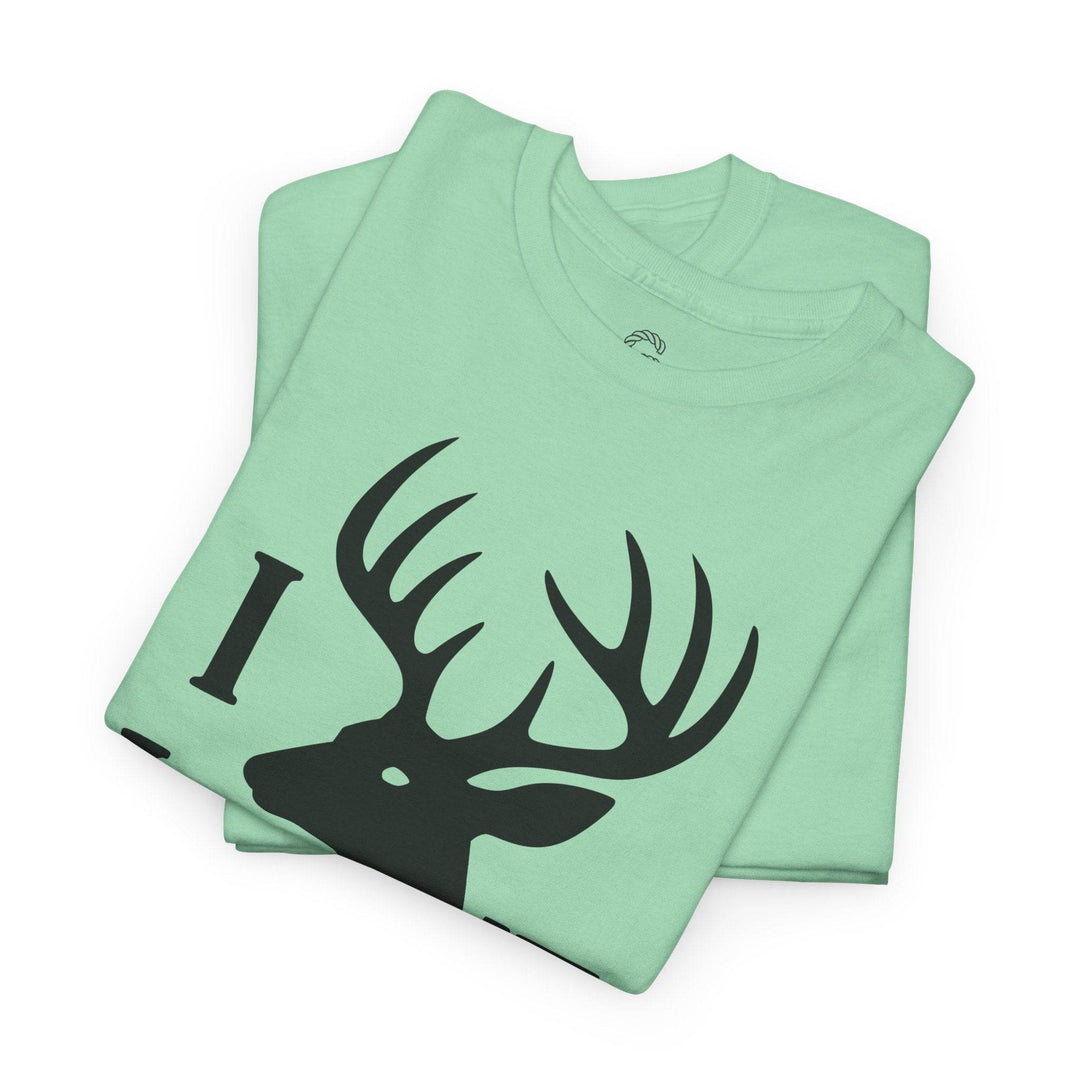 Big Buck Hunting Shirt - Bold Deer Design Tee - Gutsy Garb