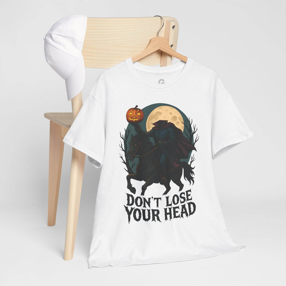 Headless Horseman Halloween Shirt - Bold Design - Gutsy Garb