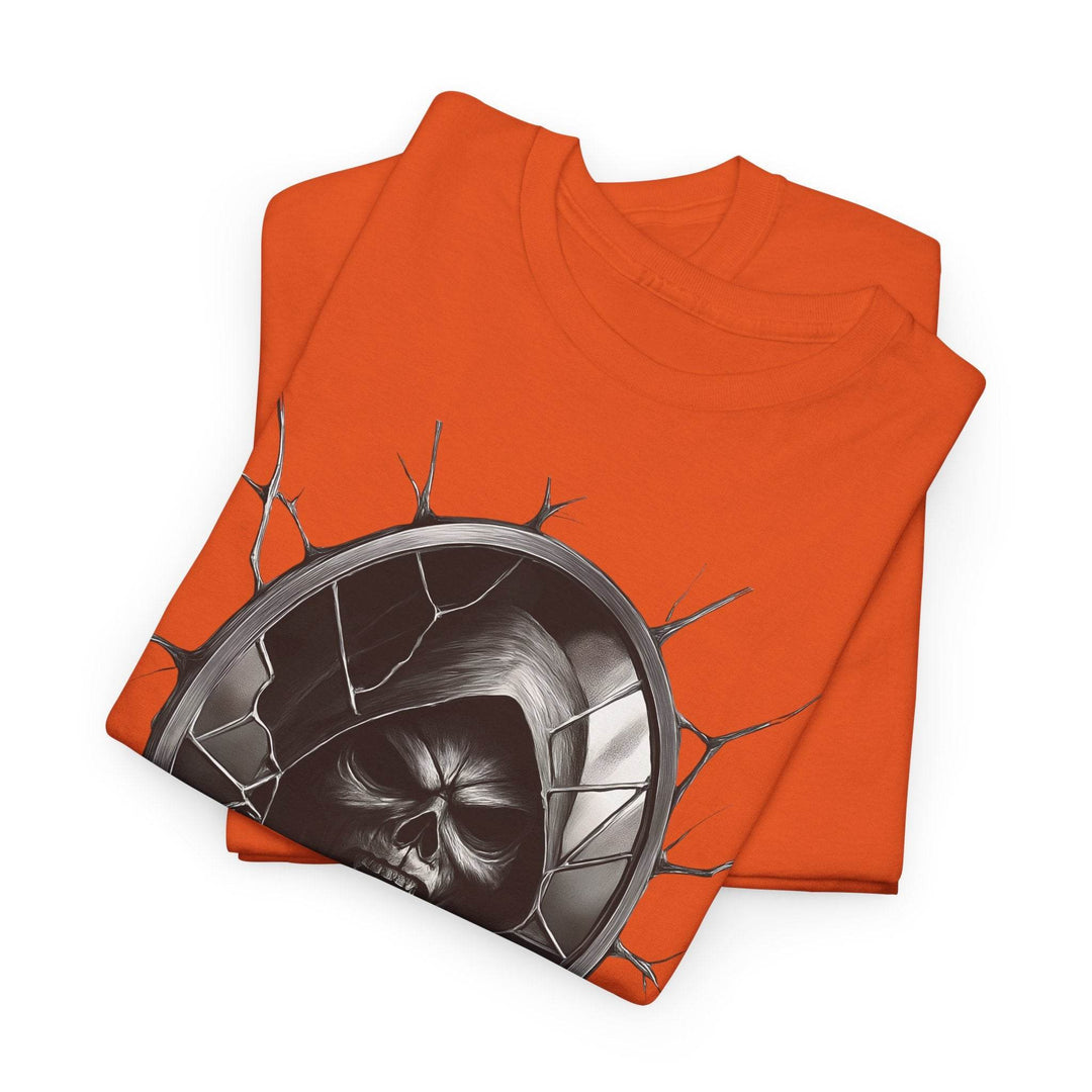 Wraith Horror Shirt with Creepy Mirror Design - Gutsy Garb