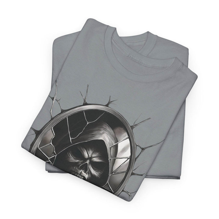 Wraith Horror Shirt with Creepy Mirror Design - Gutsy Garb