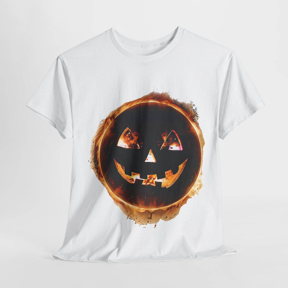 Bold Halloween Eclipse Shirt - Edgy Pumpkin Tee - Gutsy Garb
