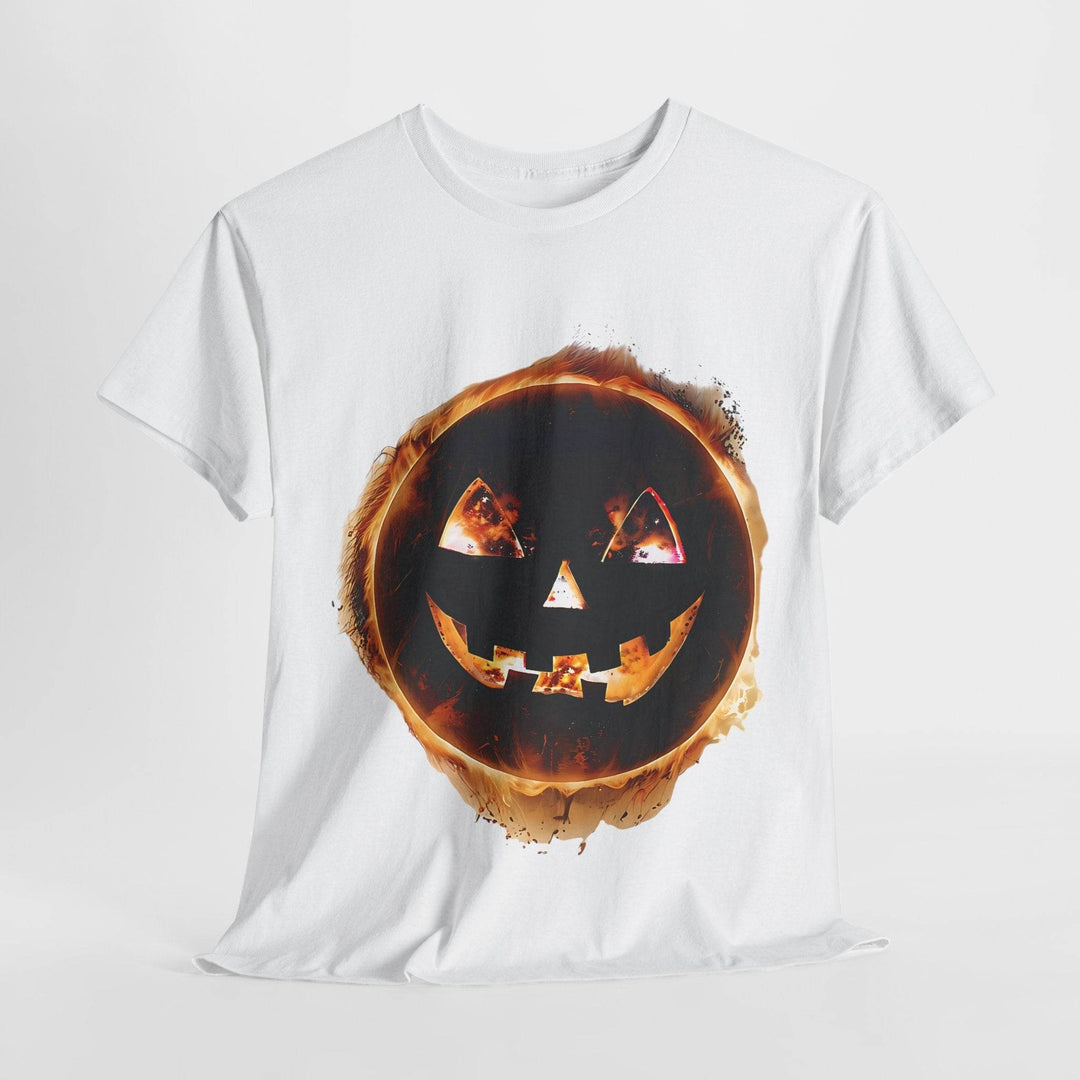 Bold Halloween Eclipse Shirt - Edgy Pumpkin Tee - Gutsy Garb