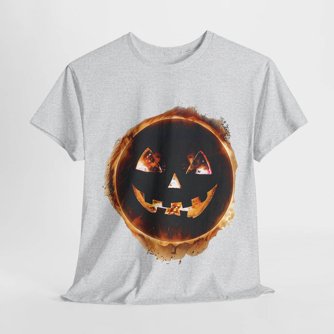 Bold Halloween Eclipse Shirt - Edgy Pumpkin Tee - Gutsy Garb