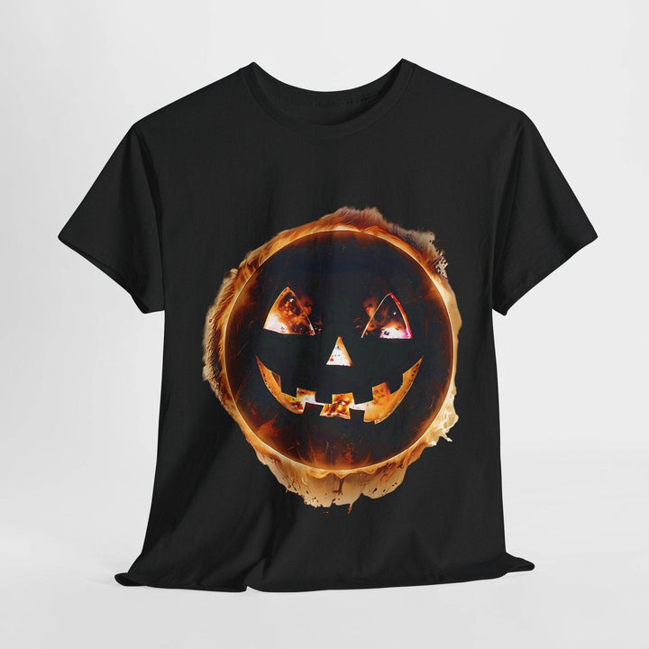 Bold Halloween Eclipse Shirt - Edgy Pumpkin Tee - Gutsy Garb