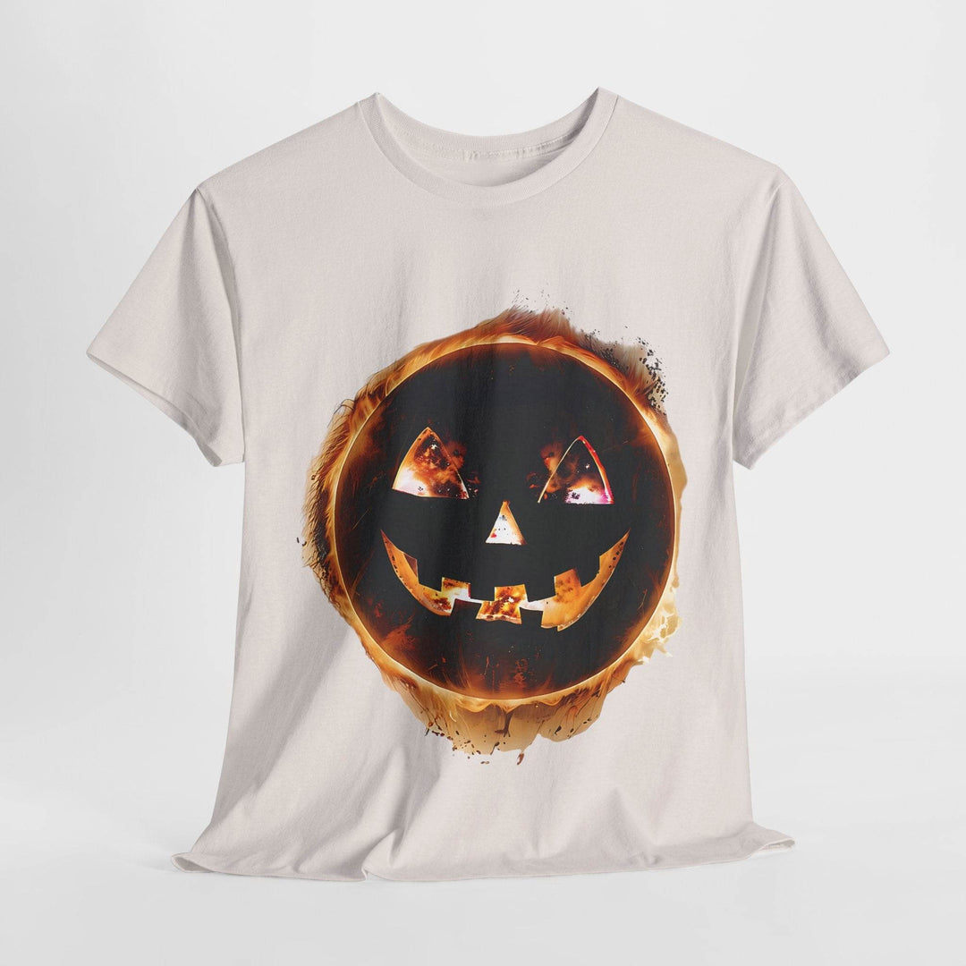 Bold Halloween Eclipse Shirt - Edgy Pumpkin Tee - Gutsy Garb