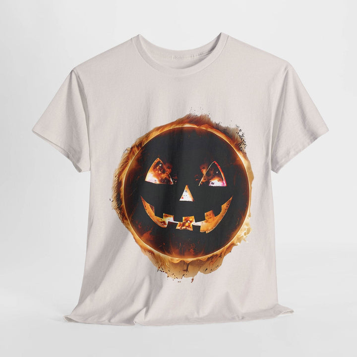 Bold Halloween Eclipse Shirt - Edgy Pumpkin Tee - Gutsy Garb