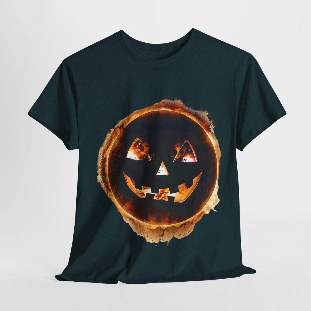 Bold Halloween Eclipse Shirt - Edgy Pumpkin Tee - Gutsy Garb
