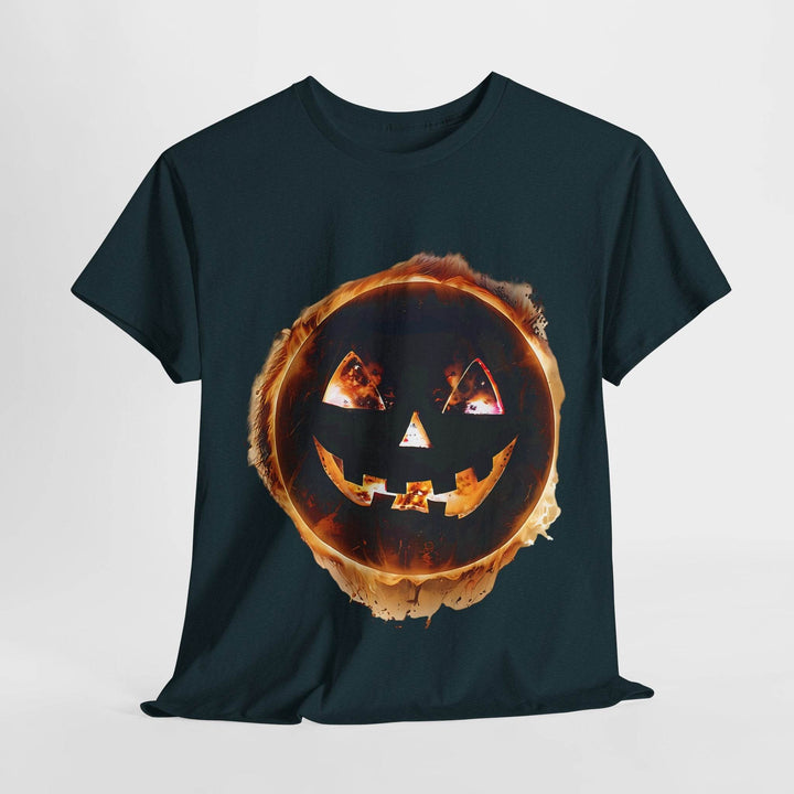 Bold Halloween Eclipse Shirt - Edgy Pumpkin Tee - Gutsy Garb