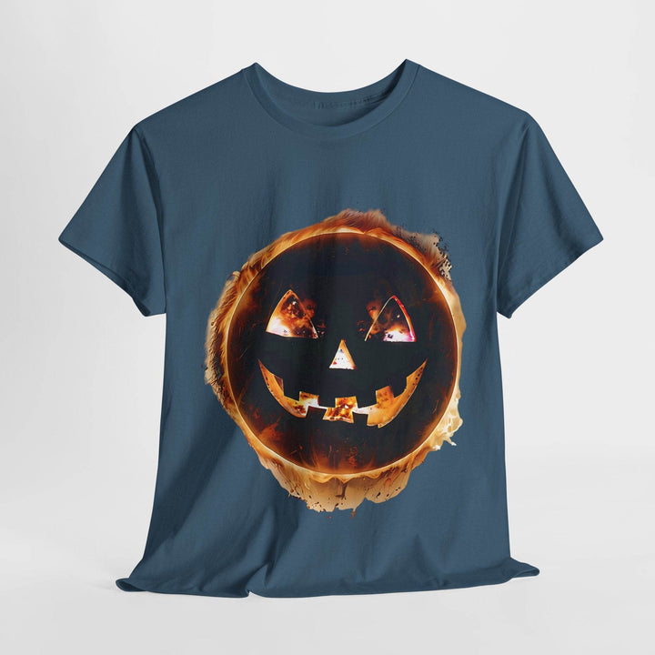 Bold Halloween Eclipse Shirt - Edgy Pumpkin Tee - Gutsy Garb