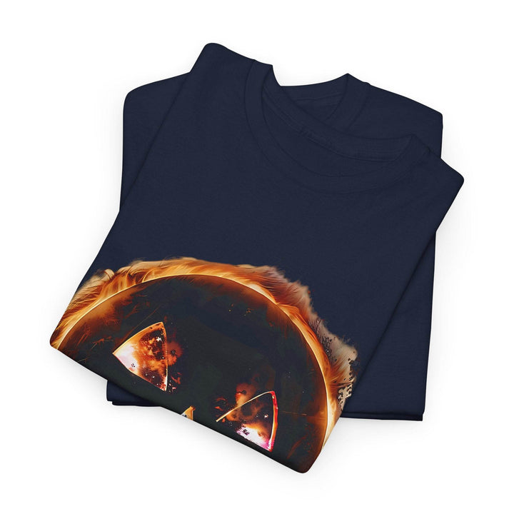 Bold Halloween Eclipse Shirt - Edgy Pumpkin Tee - Gutsy Garb