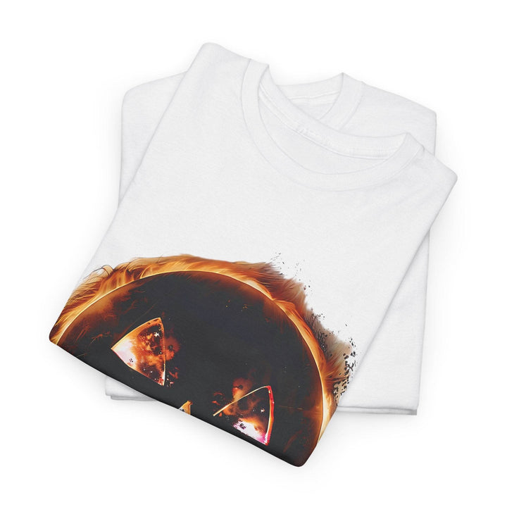 Bold Halloween Eclipse Shirt - Edgy Pumpkin Tee - Gutsy Garb
