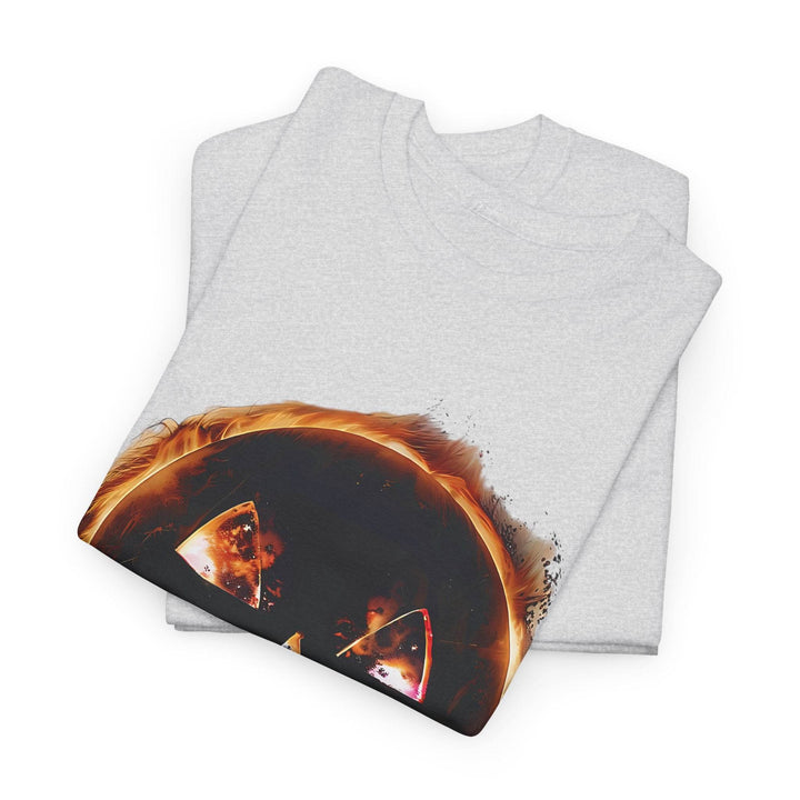 Bold Halloween Eclipse Shirt - Edgy Pumpkin Tee - Gutsy Garb