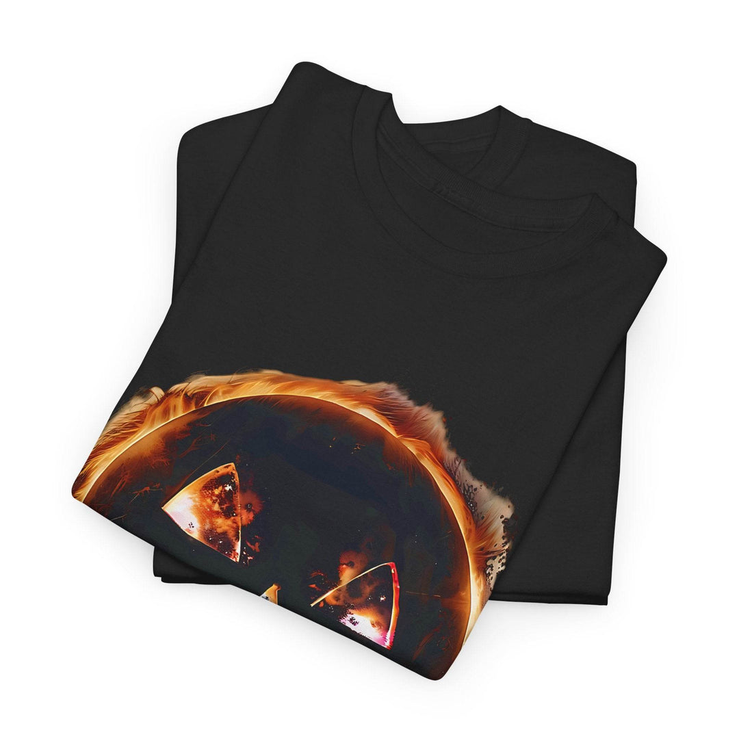 Bold Halloween Eclipse Shirt - Edgy Pumpkin Tee - Gutsy Garb